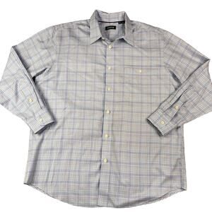 Orvis Men's Long Sleeve Button Up Plaid Shirt size XL